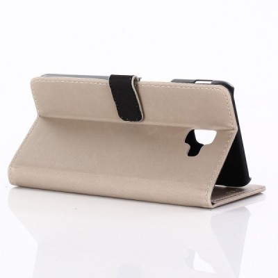 Samsung Galaxy J6+ 2018 (J610) atvēramais ādas smilšains retro maciņš (maks) / Vacins.lv