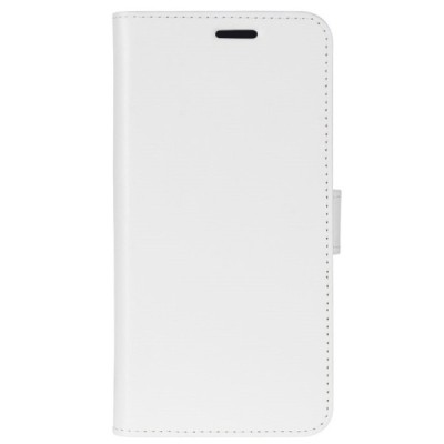 Xiaomi Mi 8 atvēramais ādas balts maciņš (maks) / Vacins.lv