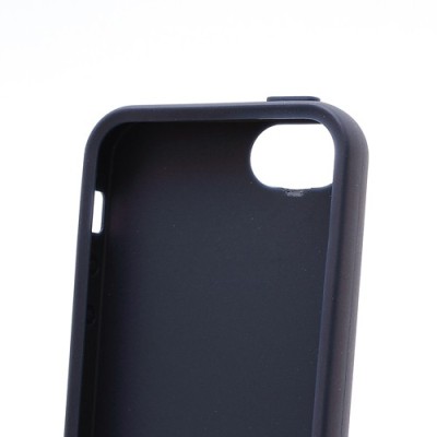 Tamsiai mėlynas „Elago“ kieto silikono Apple iPhone SE (5, 5s) dėklas (dėkliukas) su apsaugine ekrano plėvele / Priedai.lt