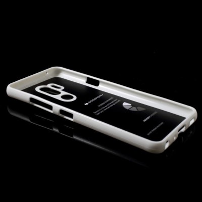 LG G7 ThinQ Mercury balts cieta silikona (TPU) apvalks / vacins.lv