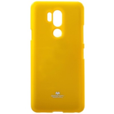 LG G7 ThinQ Mercury dzeltens cieta silikona (TPU) apvalks / vacins.lv