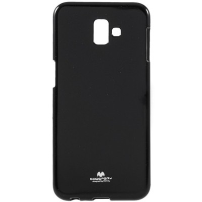 Samsung Galaxy J6+ 2018 (J610) Mercury melns cieta silikona (TPU) apvalks / vacins.lv