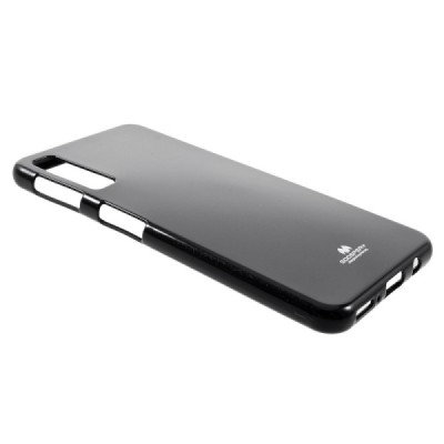 Samsung Galaxy A7 2018 (A750) Mercury melns cieta silikona (TPU) apvalks / vacins.lv