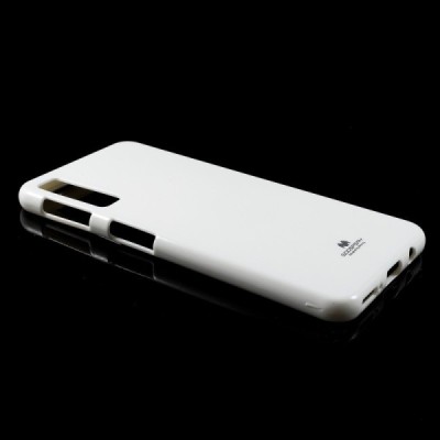 Samsung Galaxy A7 2018 (A750) Mercury balts cieta silikona (TPU) apvalks / vacins.lv