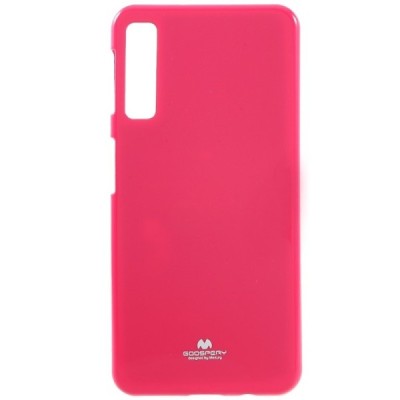 Samsung Galaxy A7 2018 (A750) Mercury tumši rozs cieta silikona (TPU) apvalks / vacins.lv