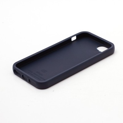 Tamsiai mėlynas „Elago“ kieto silikono Apple iPhone SE (5, 5s) dėklas (dėkliukas) su apsaugine ekrano plėvele / Priedai.lt
