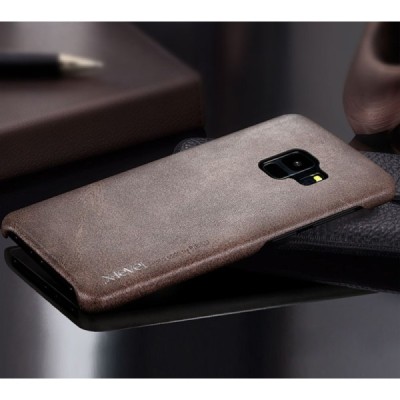 „X-Level“ Vintage Classic Samsung Galaxy S9 (G960) brūns ādas apvalks / Vacins.lv