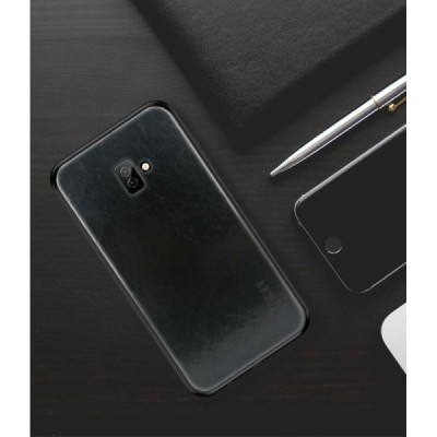 „Mofi“ Pu Leather melns ādas Samsung Galaxy J6+ 2018 (J610) futrālis / Vacins.lv