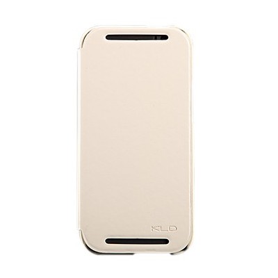 „Kalaideng“ Enland HTC One M8 baltas odinis atverčiamas dėklas / Priedai.lt