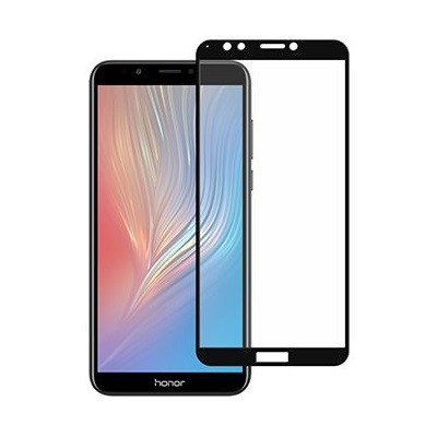 Huawei Honor 7C „Mofi“ 9H Tempered Glass sustiprintos apsaugos juodas pilnai dengiantis apsauginis ekrano stiklas 0,26 mm / Prie