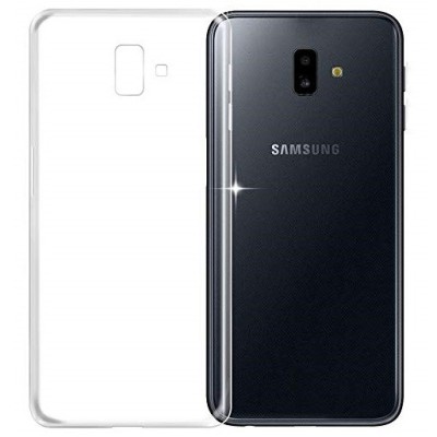 Samsung Galaxy J6+ 2018 (J610) dzidrs (caurspīdīgs) cieta silikona TPU pasaulē planākais apvalks / Vacins.lv