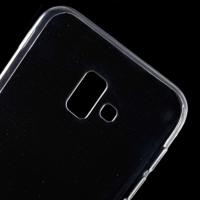 Samsung Galaxy J6+ 2018 (J610) dzidrs (caurspīdīgs) cieta silikona TPU pasaulē planākais apvalks / Vacins.lv