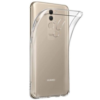 Huawei Mate 20 Lite skaidrus (permatomas) kieto silikono TPU ploniausias pasaulyje bespalvis dėklas / Priedai.lt