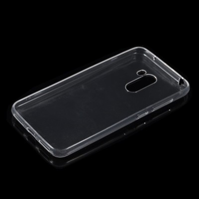 Xiaomi Pocophone F1 dzidrs (caurspīdīgs) cieta silikona TPU pasaulē planākais apvalks / Vacins.lv