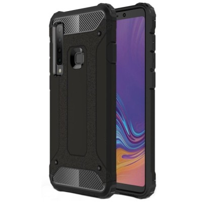 Pastiprinātas aizsardzības melns Samsung Galaxy A9 2018 (A9 Star Pro) apvalks / Vacins.lv