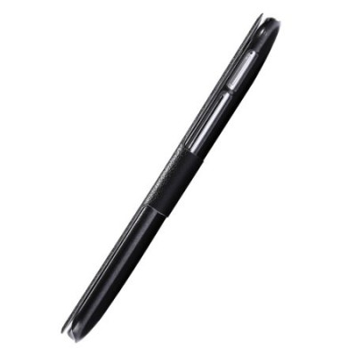 Nillkin Fresh HTC One M8 juodas odinis atverčiamas dėklas / Priedai.lt