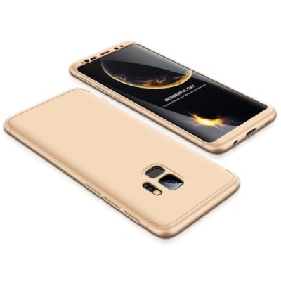 Samsung Galaxy S9 (G960F) Thin Fit 360“ zelta futrālis / Vacins.lv