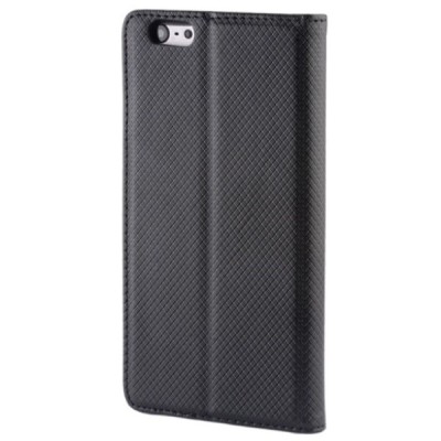 Apple iPhone 7 (iPhone 8) „Shell“ solīds atvēramais ādas melns maciņš - maks / Vacins.lv