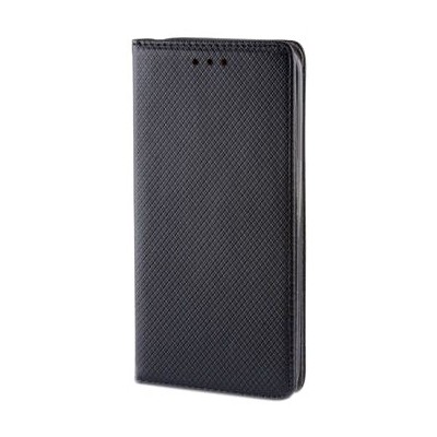 Apple iPhone SE (5, 5s) „Shell“ solidus atverčiamas juodas odinis dėklas - knygutė / Priedai.lt