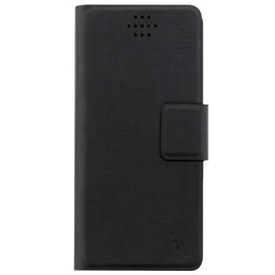 Apple iPhone 7 (iPhone 8) „T'nB“ atverčiamas juodas dėklas, knygutė - piniginė / Priedai.lt