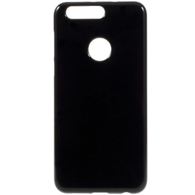 Huawei Honor 8 melns cieta silikona (TPU) apvalks / vacins.lv