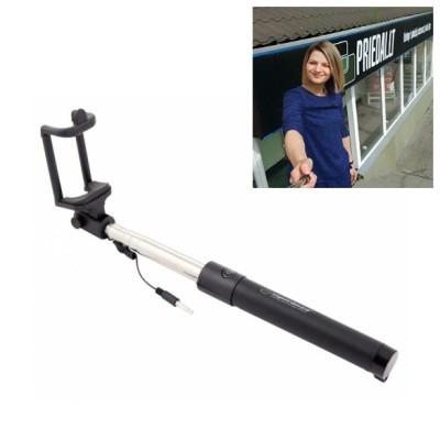 „Esperanza“ Wired teleskopinė asmenukių fotogravimo lazda (laikiklis) - monopod / Priedai.lt