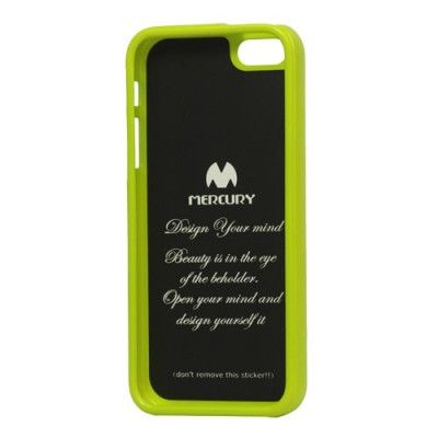 „Mercury“ Color kieto silikono (TPU) žalias Apple iPhone SE (5, 5s) dėklas (dėkliukas) / Priedai.lt