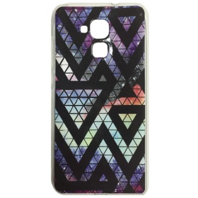 „Pattern“ violeta cieta silikona futrālis Huawei Honor 5c (Honor 7 Lite) / Vacins.lv