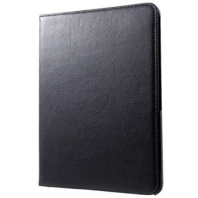 Apple iPad Pro 11 (2018, 1-ās paaudzes) atvēramais melns ādas maciņš, grozās 360° grādu apjomā | Vacins.lv