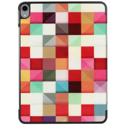 Apple iPad Pro 11 (2018, 1-ās paaudzes) atvēramais „Cubes“ krāsains maciņš | Vacins.lv