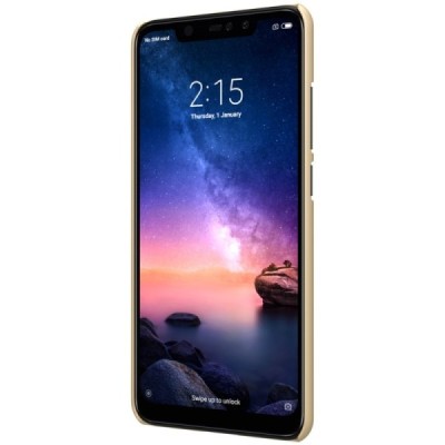 Xiaomi Redmi Note 6 Pro Nillkin Frosted Shield zelta plastmasas apvalks / vacins.lv