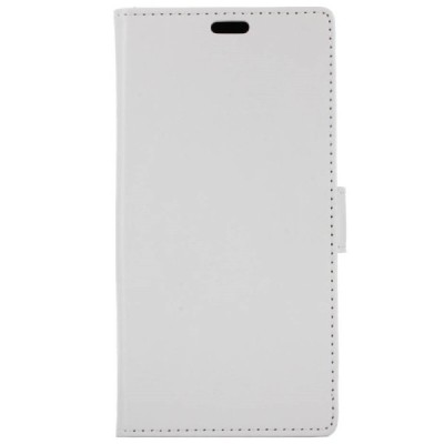 Huawei Honor 8X atvēramais ādas balts maciņš, grāmata (maks) / Vacins.lv