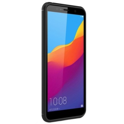 Huawei Y6 2018 (Honor 7A) kieto silikono TPU juodas dėklas - nugarėlė / Priedai.lt