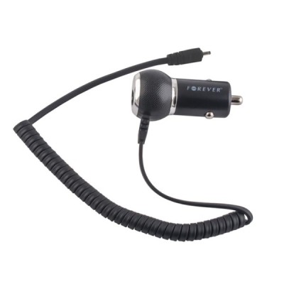 Origināls Forever autolādētājs ar iebūvētu vadu ar 2 mm. savienojums / Vacins.lv