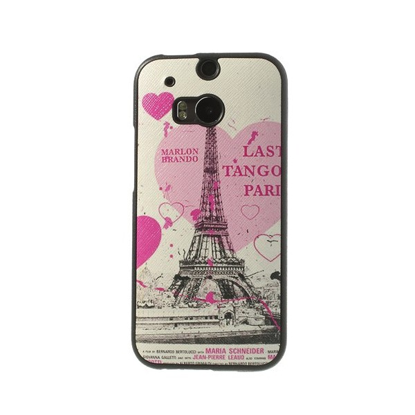 „My Colors“ dėklas - Eifelis, rožinis (One M8 / One M8s)