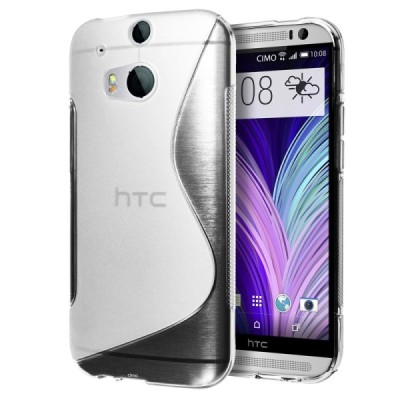 HTC One M8 dzidrs cieta silikona futrālis / Vacins.lv