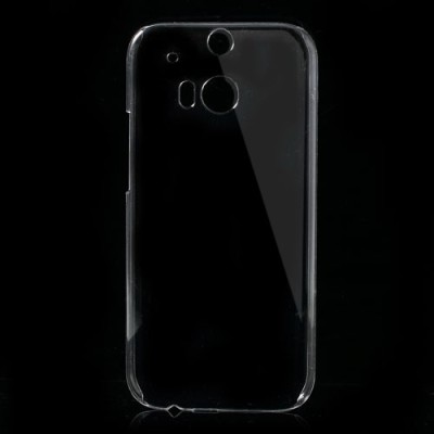 HTC One M8 plastmasas dzidrs (caurspīdīgs) futrālis / Vacins.lv