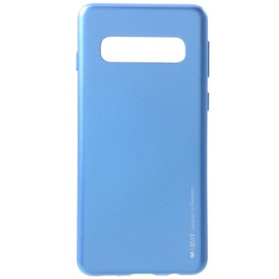Samsung Galaxy S10 (G973) Mercury mėlynas kieto silikono tpu dėklas - nugarėlė / Priedai.lt