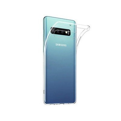 Samsung Galaxy S10 (G973) dzidrs (caurspīdīgs) cieta silikona TPU apvalks | Vacins.lv