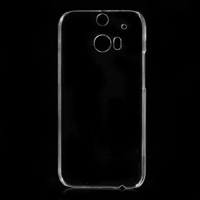 HTC One M8 plastikinis skaidrus dėklas / Priedai.lt