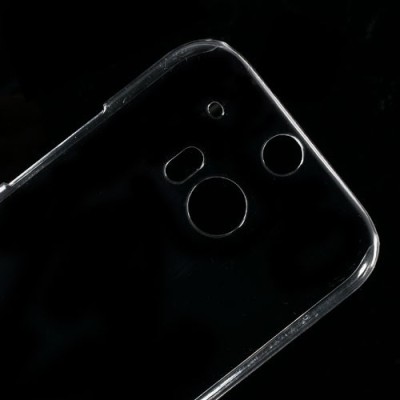 HTC One M8 plastikinis skaidrus dėklas / Priedai.lt