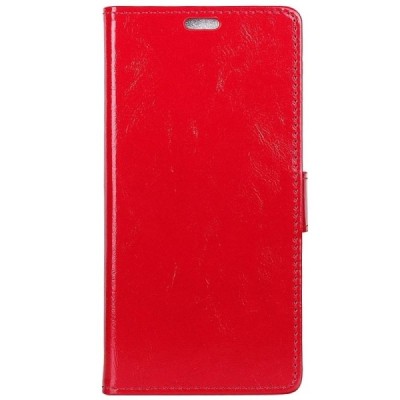 Samsung Galaxy S10+ (G975) atvēramais ādas sarkans maciņš (maks) / Vacins.lv