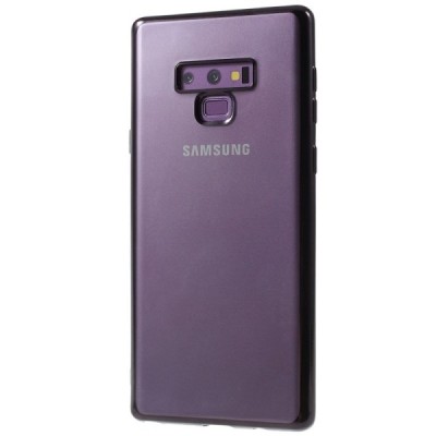 Samsung Galaxy Note 9 (N960F) Cieta silikona (TPU) dzidrs apvalks - melns / vacins.lv
