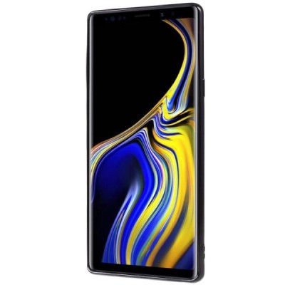 Samsung Galaxy Note 9 (N960F) Cieta silikona (TPU) dzidrs apvalks - melns / vacins.lv