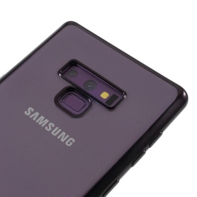 Samsung Galaxy Note 9 (N960F) Cieta silikona (TPU) dzidrs apvalks - melns / vacins.lv