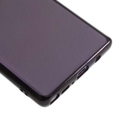 Samsung Galaxy Note 9 (N960F) Cieta silikona (TPU) dzidrs apvalks - melns / vacins.lv