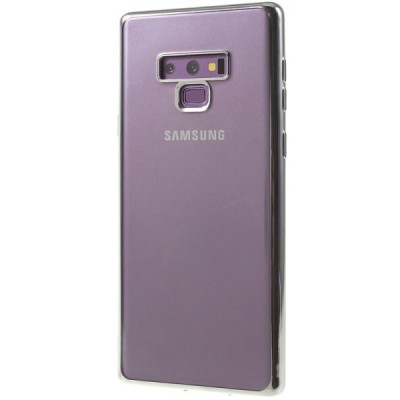 Samsung Galaxy Note 9 (N960F) Cieta silikona (TPU) dzidrs apvalks - sudrabs / vacins.lv
