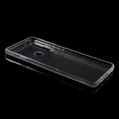 Samsung Galaxy A9 2018 (A9 Star Pro) skaidrus (permatomas) silikoninis TPU ploniausias pasaulyje dėklas / Priedai.lt