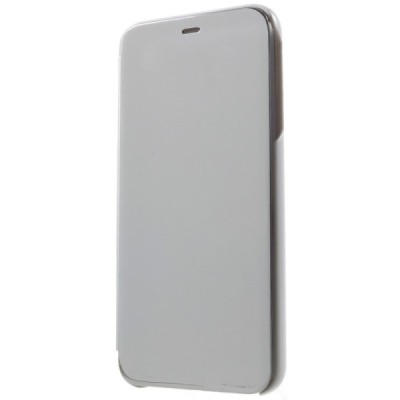 Samsung Galaxy J4+ (J400F) plastikinis atverčiamas sidabrinis dėklas / Priedai.lt