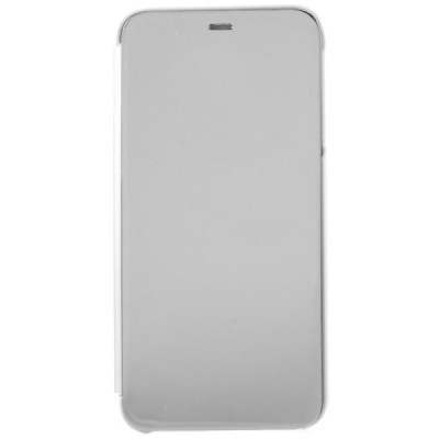 Samsung Galaxy J4+ (J400F) plastikinis atverčiamas sidabrinis dėklas / Priedai.lt